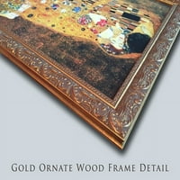 Царевично поле близо до Wooler Gold Ornate Wood Framed Canvas Art от Джеймс Чарлз