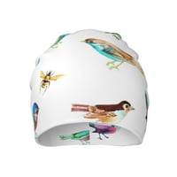 Песни и пчелни слики за жени за жени разтягат сън шапка функция подарък есен за ежедневни шапки