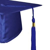 opvise запомнящ се привличащ внимателен капак за дипломиране тъкан Практическа колофулна дипломираща шапка за студентско синьо