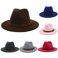 Farfi Fedora регулируем дишащ филц мъже винтидж стил шапка за туризъм