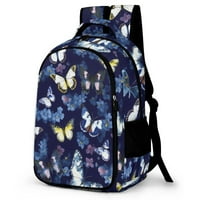 Учебна раница на Butterfly Учебна раница Училищна чанта за момичета за момичета водоустойчиви за пътуване за пътуване