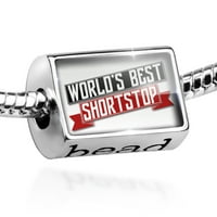 Bead Worlds Best Shortstop Charm пасва на всички европейски гривни