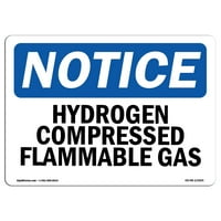 Знак за забележка - Водороден сгъстен запалим газ