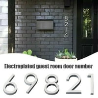 Goodhd самозалепващ се номер на вратата на вратата модерна къща хотелска стая цифри