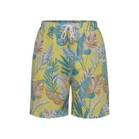 Женски къси панталони Небрежни летни удобни плажни еластични талии Флорални принт с джобове стволове