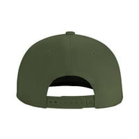 Cepten Men's & Womens Hip Hop Street Style с логото на Masters регулируем бейзбол плоска шапка от билка moss green