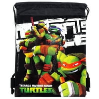 Ninja Turtles TMNT символ Автентична лицензирана черна чанта за теглене