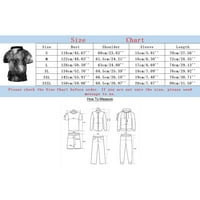 Мъжки поло риза Модна личност Retro Buttons Collar Digital 3D печат с къс ръкав риза