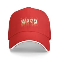 Cepten Mens & Womens Classic Уникален печат с W.A.S.P Лого регулируема бейзболна капачка червено