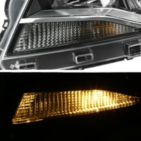 За 2015 г.- Chevy Colorado [Type Halogen] Черни фарове + LED тръба Taillamp