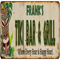 Frank's Tiki Bar & Grill Metal Sign Decor 106180040177