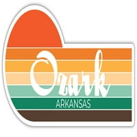 Ozark Arkansas Sticker Retro Vintage Sunset City 70S Естетичен дизайн