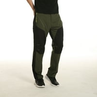 Мъжки контраст цветни панталони Летни дишащи спортни спортни панталони панталони панталони